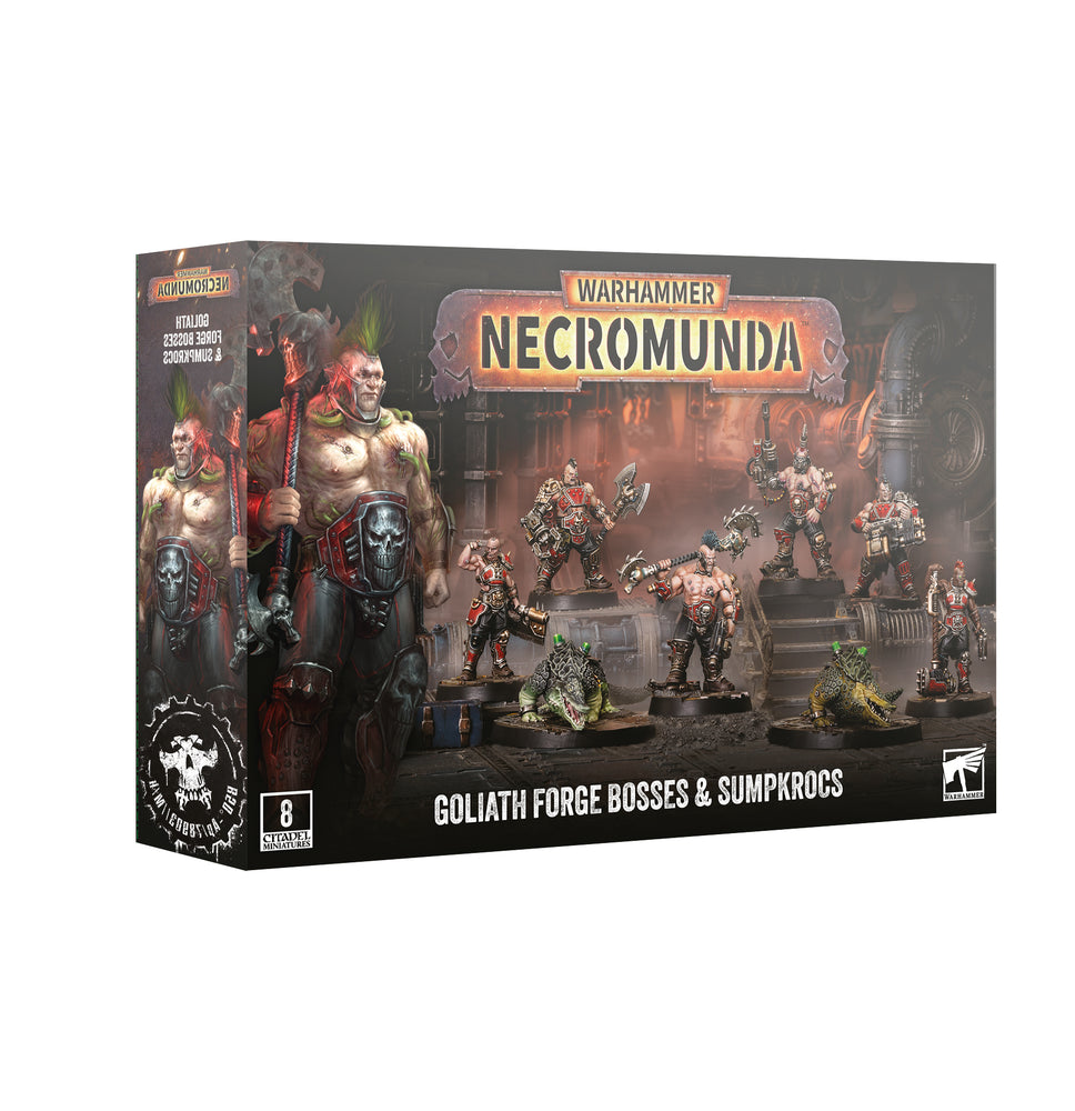 Warhammer Necromunda: Goliath Forge Bosses & Sumpkrocs
