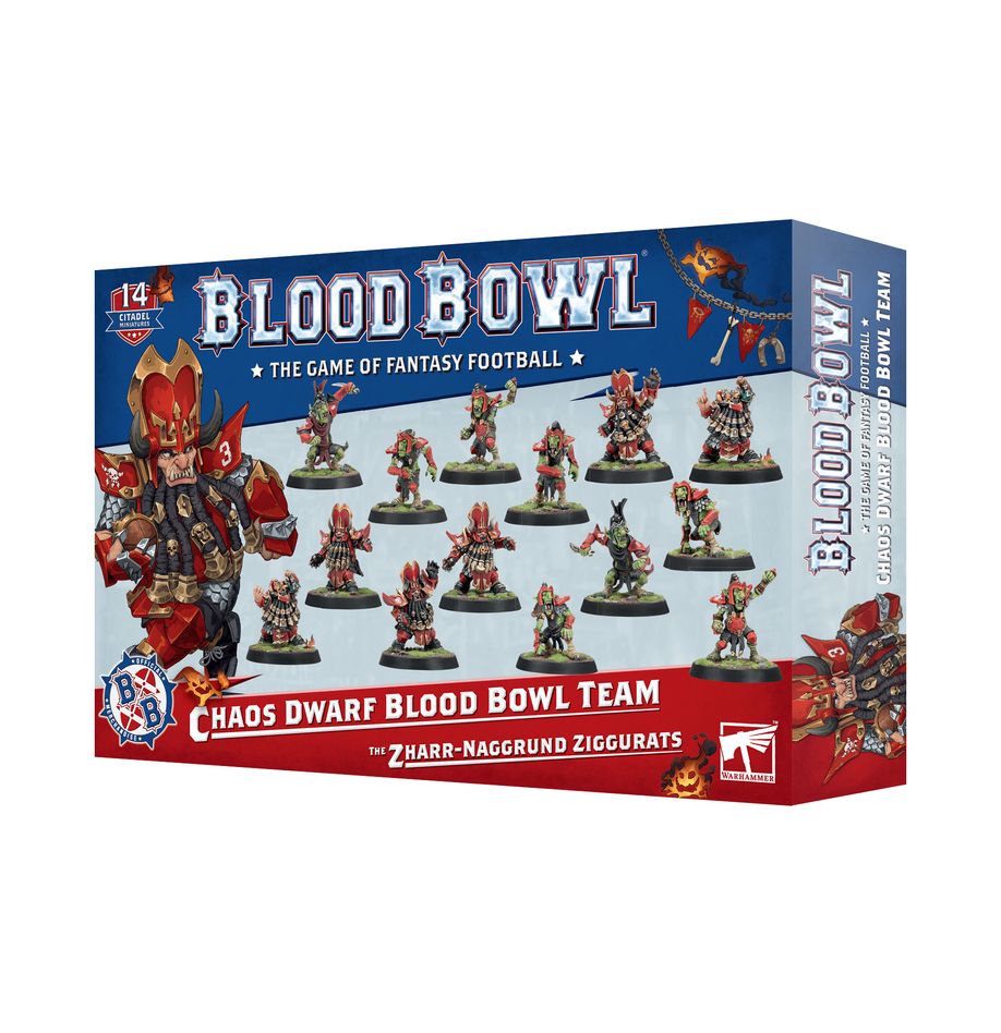 Blood bowl: Chaos Dwarf Team - The Zharr-Naggrund Ziggurats