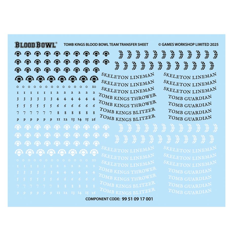 Blood bowl: Tomb Kings Blood Bowl Team - The Nehekhara Nightmares