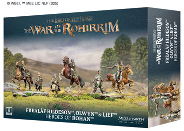 Middle-earth Strategy Battle Game: The War of the Rohirrim - Fréaláf Hildeson™, Olwyn™ & Lief™, Heroes of Rohan™