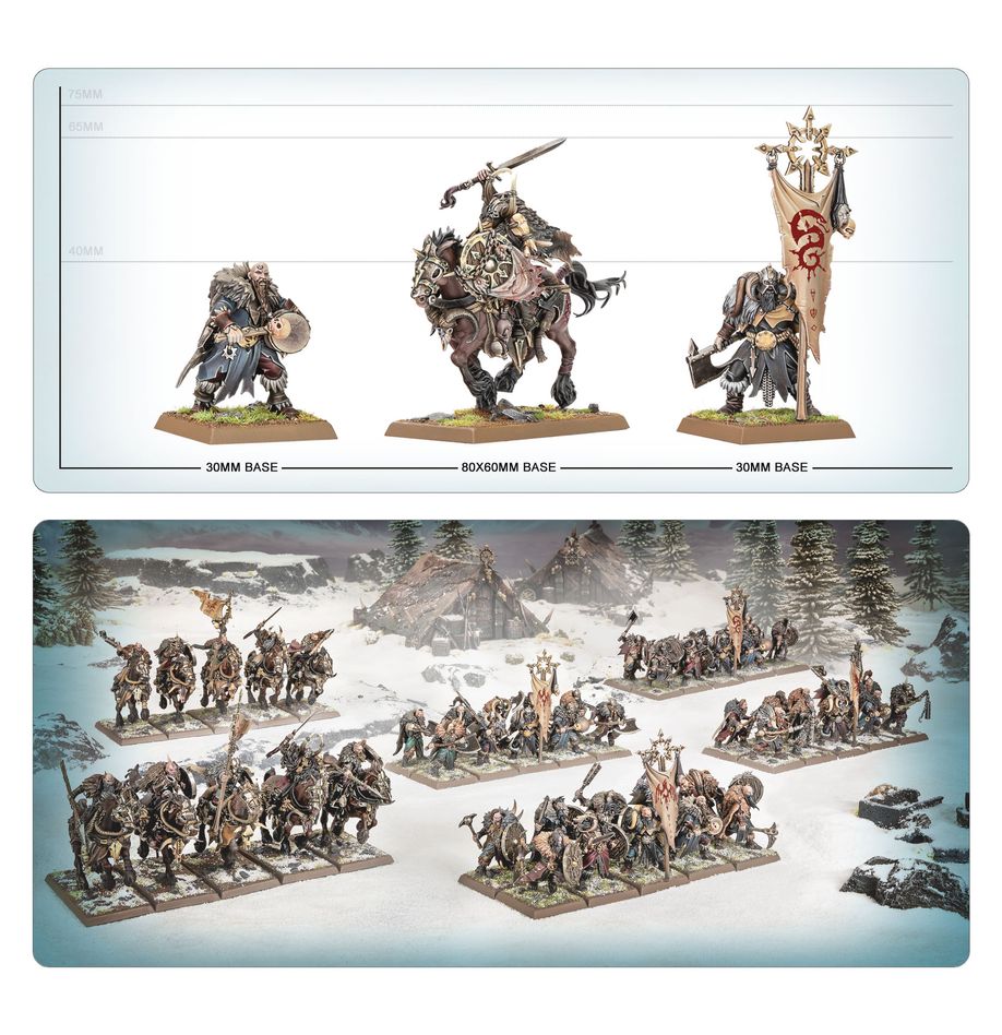 Warhammer The Old World: Warriors of Chaos - Chaos Marauders Army Reinforcement Set