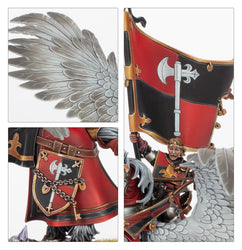 Warhammer The Old World: Kingdom of Bretonnia - Battle Standard Bearer on Royal Pegasus