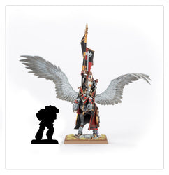 Warhammer The Old World: Kingdom of Bretonnia - Battle Standard Bearer on Royal Pegasus