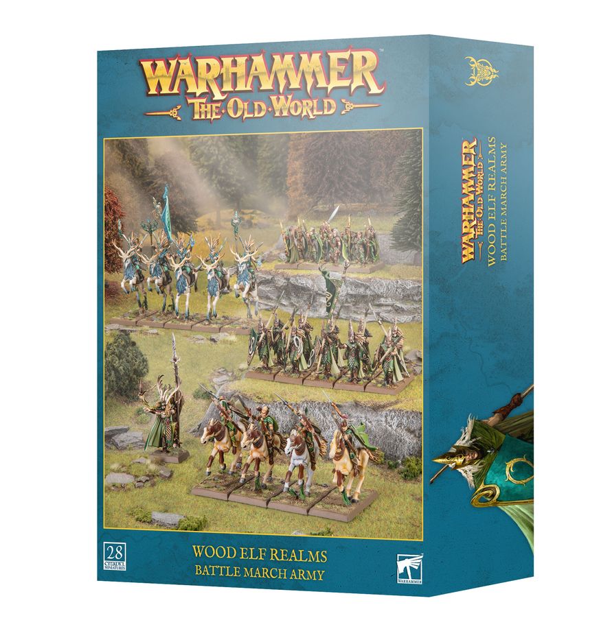 Warhammer The Old World: Wood Elf Realms - Battle March Army