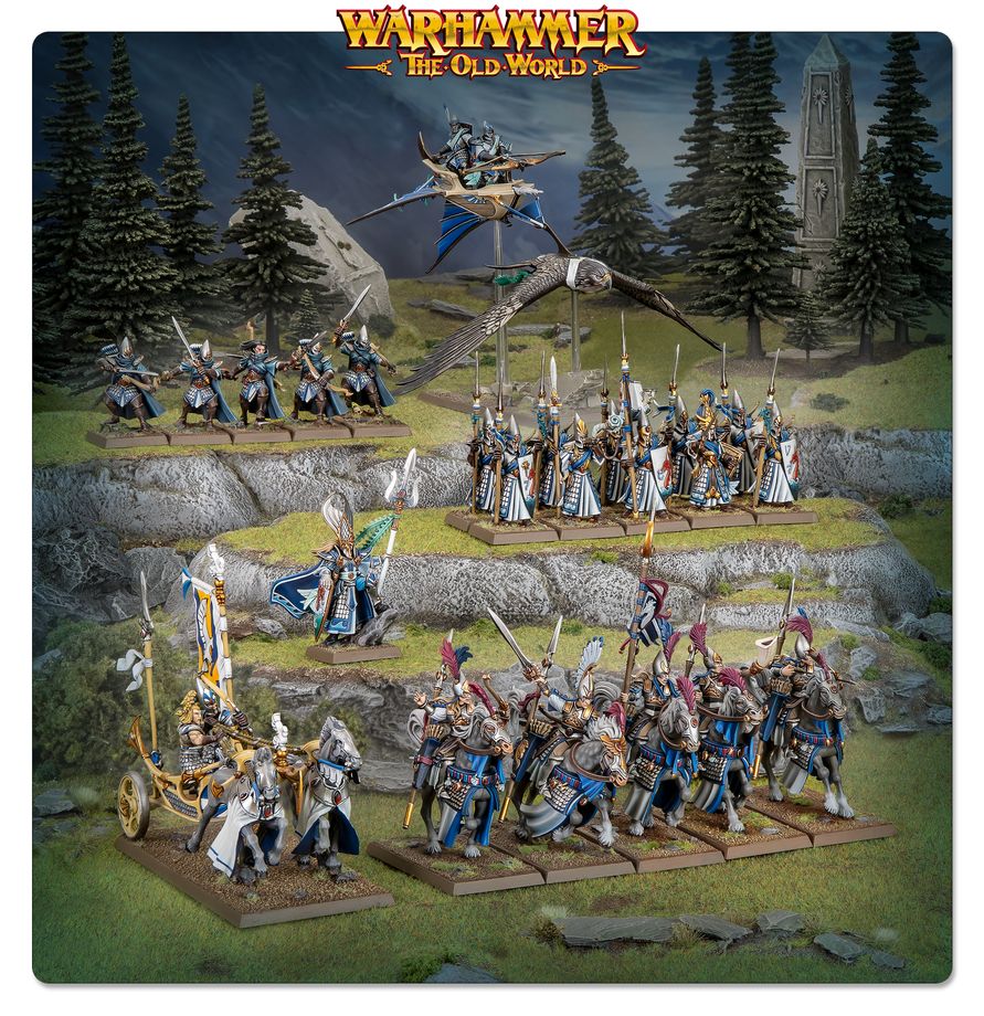 Warhammer The Old World: High Elf Realms - Battle March Army