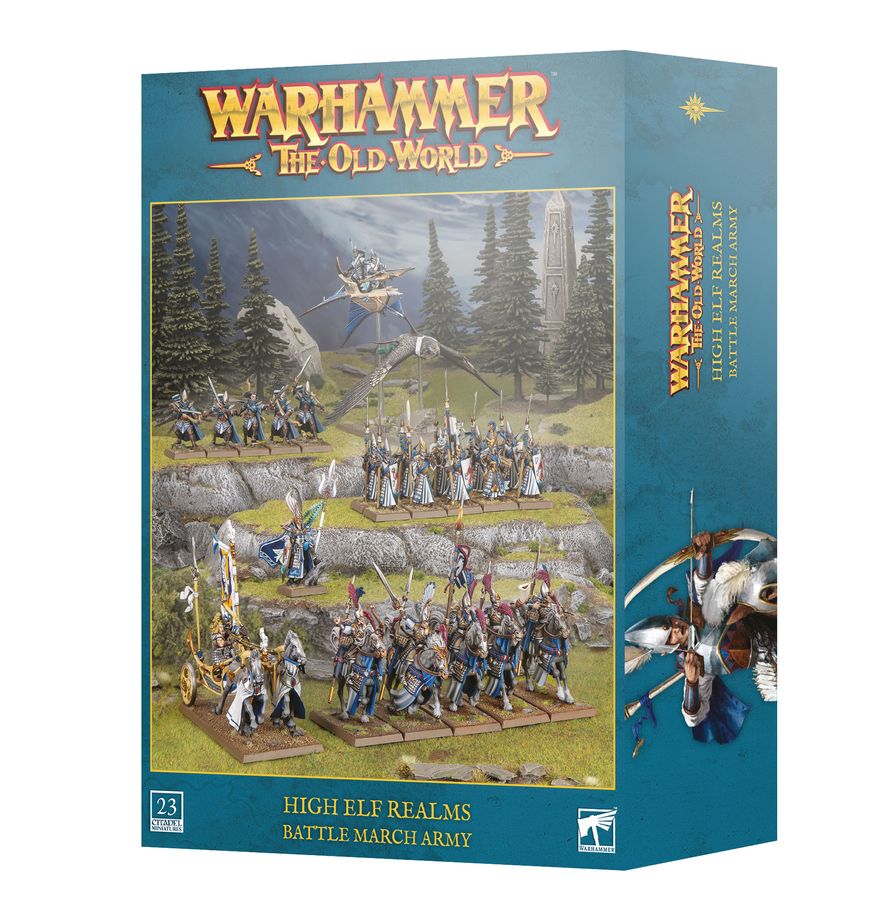 Warhammer The Old World: High Elf Realms - Battle March Army
