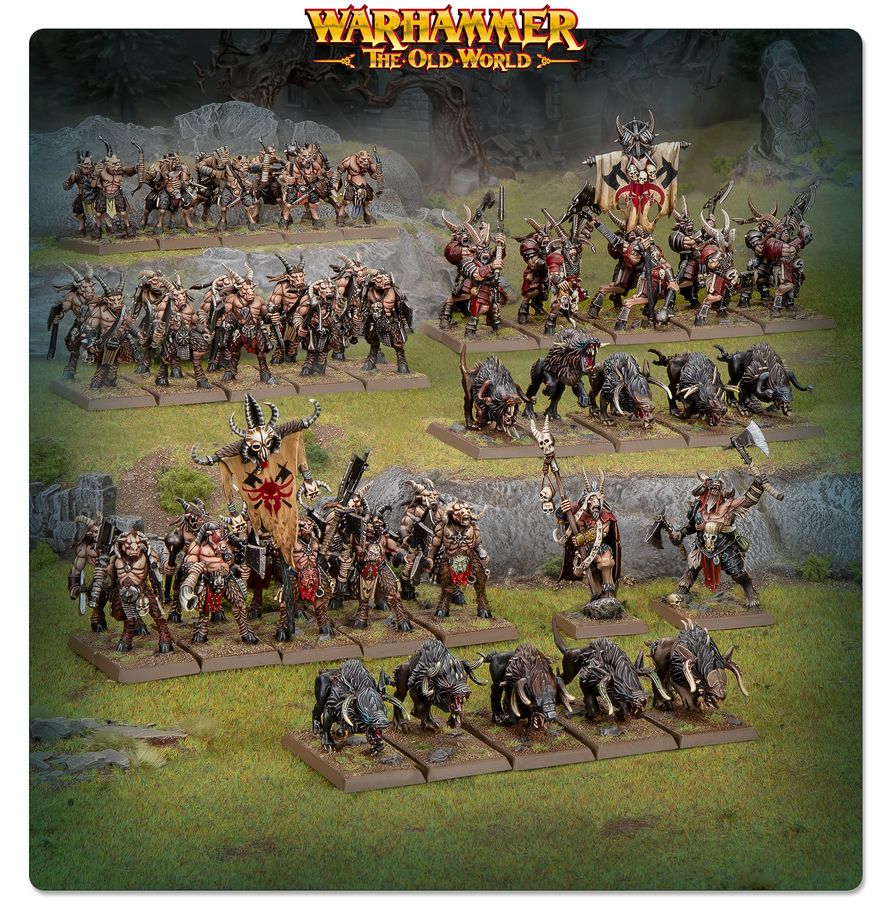 Warhammer The Old World: Beastmen Brayherds - Battle March Army