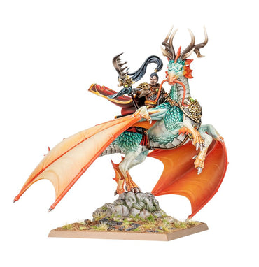 Warhammer The Old World: Grand Cathay - Shugengan Lord on Great Spirit Longmar
