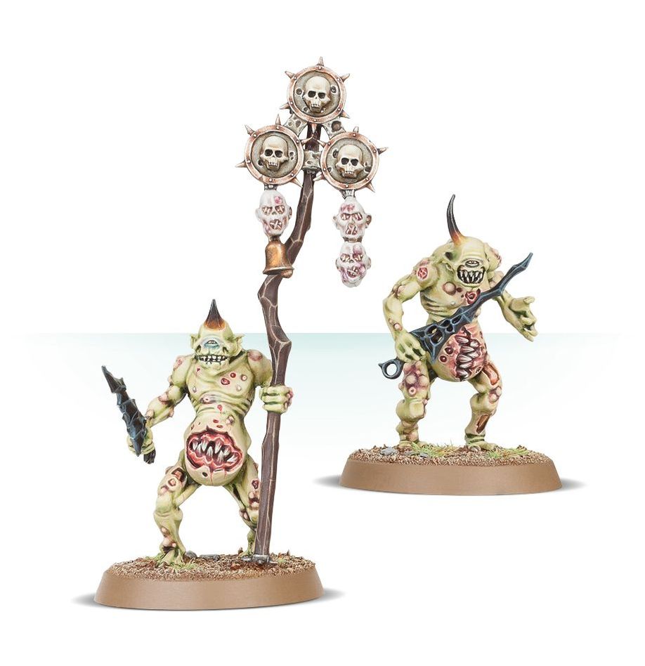 Warhammer Age Of Sigmar: Maggotkin of Nurgle - Plaguebearers of Nurgle