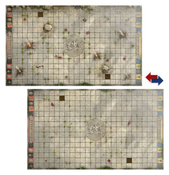 Blood Bowl: Bretonnian Pitch - Double-sided Pitch & Dugouts (2025)