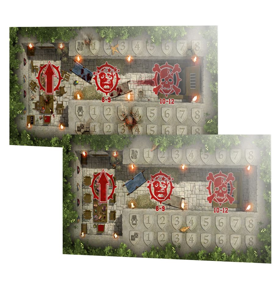 Blood Bowl: Bretonnian Pitch - Double-sided Pitch & Dugouts (2025)
