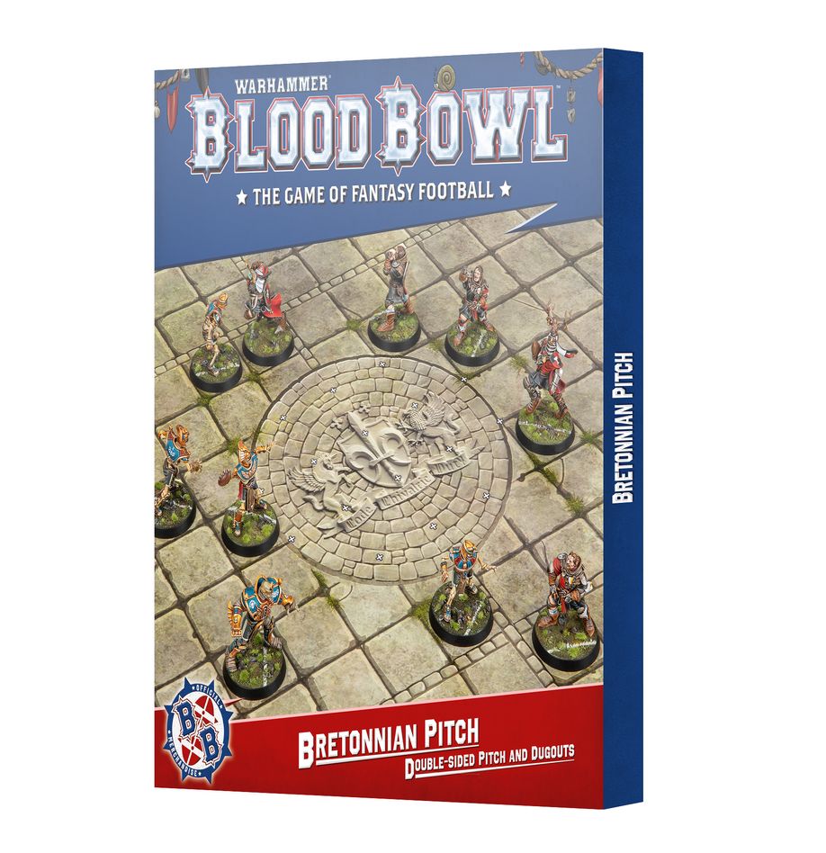 Blood Bowl: Bretonnian Pitch - Double-sided Pitch & Dugouts (2025)