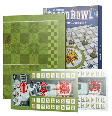 Blood Bowl: High Elf Pitch - Double-sided Pitch & Dugouts (2026)