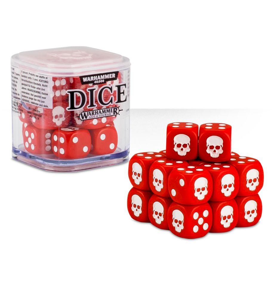 Warhammer Dice Set - Red