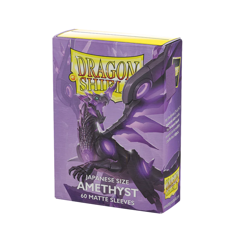 Dragon Shield: Japenese Size 60ct Sleeves - Amethyst (Matte)