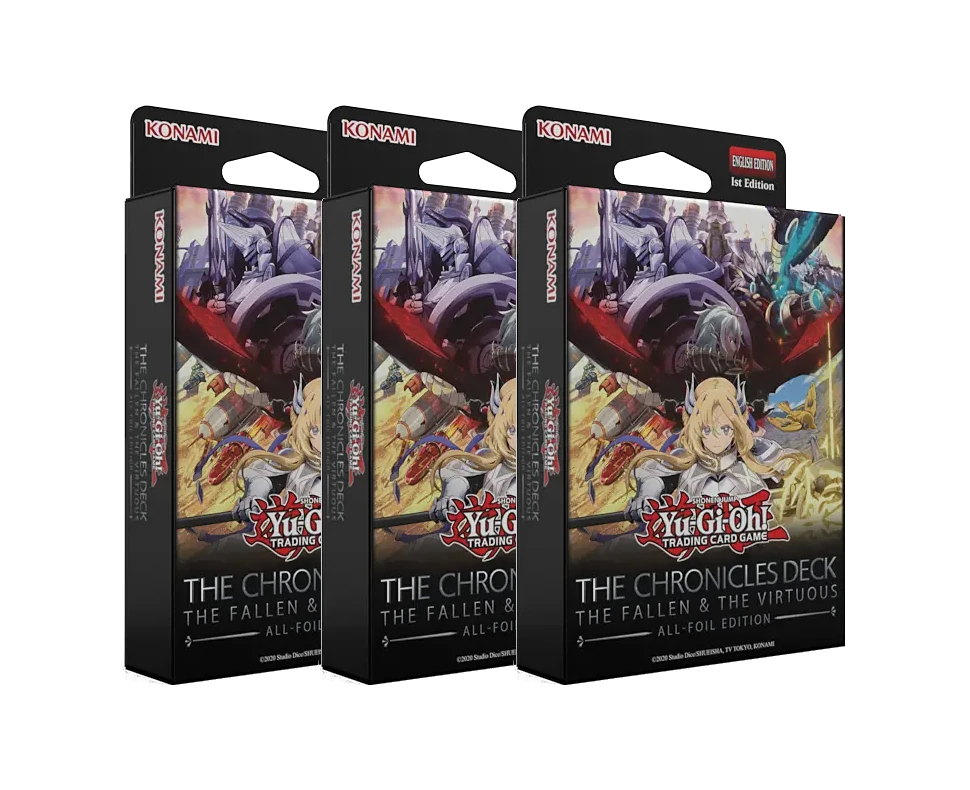THE CHRONICLES DECK: The Fallen & the Virtuous (All-Foil Edition) - Deck - 3-Pack