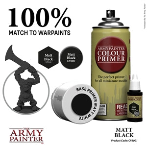 Army Painter Colour Primer Spray - Matt Black