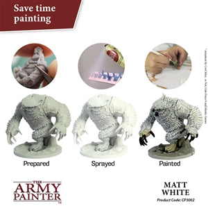Army Painter Colour Primer Spray - Matt White