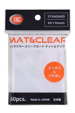 KMC Standard Character Sleeve Guard MAT & Clear