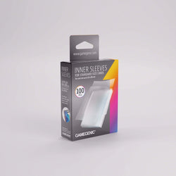 Gamegenic: Standard Size Inner Sleeves 100ct - 64 x 89 mm clear