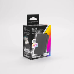 Gamegenic: Standard Size Sleeves 100ct - Matte Prime Black 66 x 91 mm