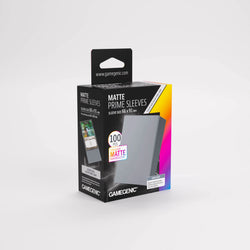 Gamegenic: Standard Size Sleeves 100ct - Matte Prime Dark Gray 66 x 91 mm