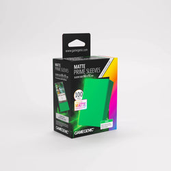 Gamegenic: Standard Size Sleeves 100ct - Matte Prime Green 66 x 91 mm