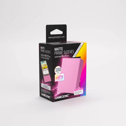 Gamegenic: Standard Size Sleeves 100ct - Matte Prime Pink 66 x 91 mm
