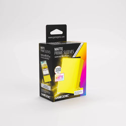Gamegenic: Standard Size Sleeves 100ct - Matte Prime Yellow 66 x 91 mm