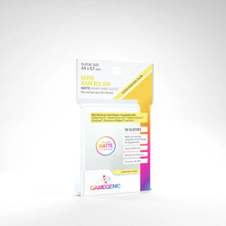 Gamegenic: Board Game Sleeves Mini American Size 50ct - Matte Clear 44 x 67 mm