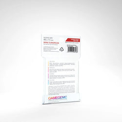 Gamegenic: Board Game Sleeves Mini European Size 50ct - Matte Clear 46 x 71 mm