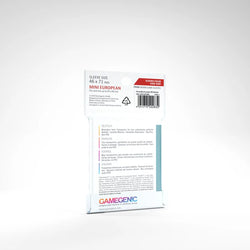 Gamegenic: Board Game Sleeves Mini European Size - Prime Clear 46 x 71 mm