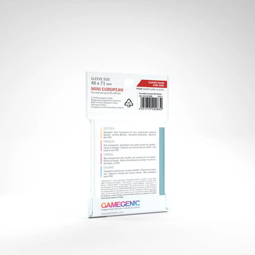 Gamegenic: Board Game Sleeves Mini European Size - Prime Clear 46 x 71 mm