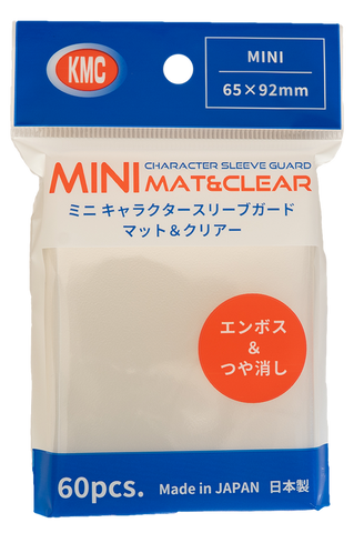 KMC Mini Character Sleeve Guard MAT & CLEAR