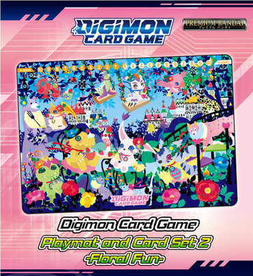 Digimon TCG: Floral Fun - Playmat and Card Set 2 [PB-09]