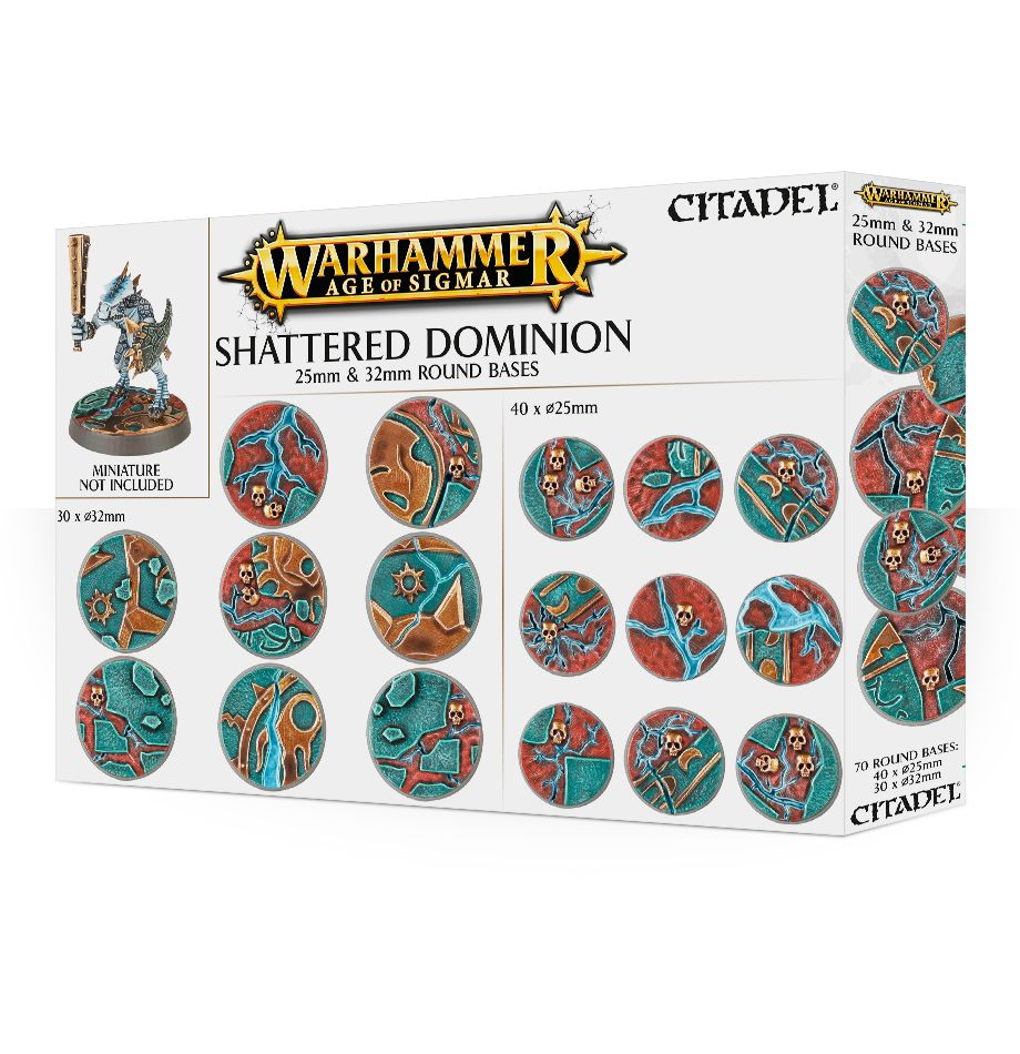 Age of Sigmar: Shattered Dominion: 25 & 32mm Round Bases