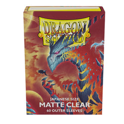 Dragon Shield: Japanese Size 60ct Outer Sleeves - Clear 'Cosmere'
