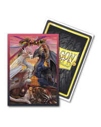 Dragon Shield: Standard 100ct Brushed Art Sleeves - Valentine Dragons (2023)