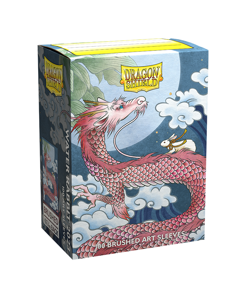 Dragon Shield: Standard 100ct Brushed Art Sleeves - Water Rabbit (2023)
