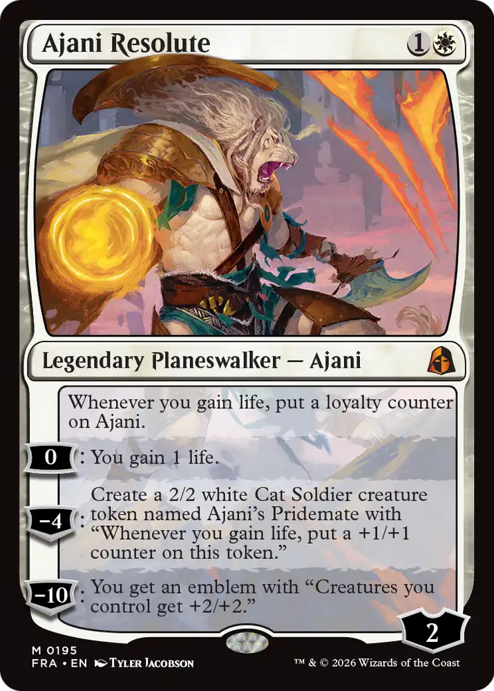 Ajani Resolute [Reality Fracture]