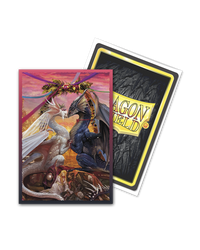 Dragon Shield: Japanese Size 60ct Brushed Art Sleeves - Valentine Dragons (2023)