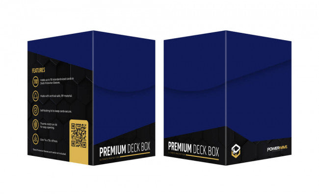 Powerwave Premium Deck Box - Blue