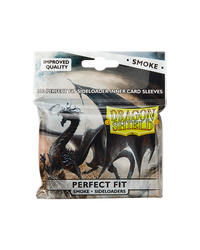 Dragon Shield: Standard Size 100ct Inner Sleeves - Perfect Fit Sideloading (Smoke 'Shinon')