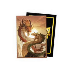 Dragon Shield: Japanese Size 60ct Art Sleeves - Wood Snake 2025 (Dual Matte)