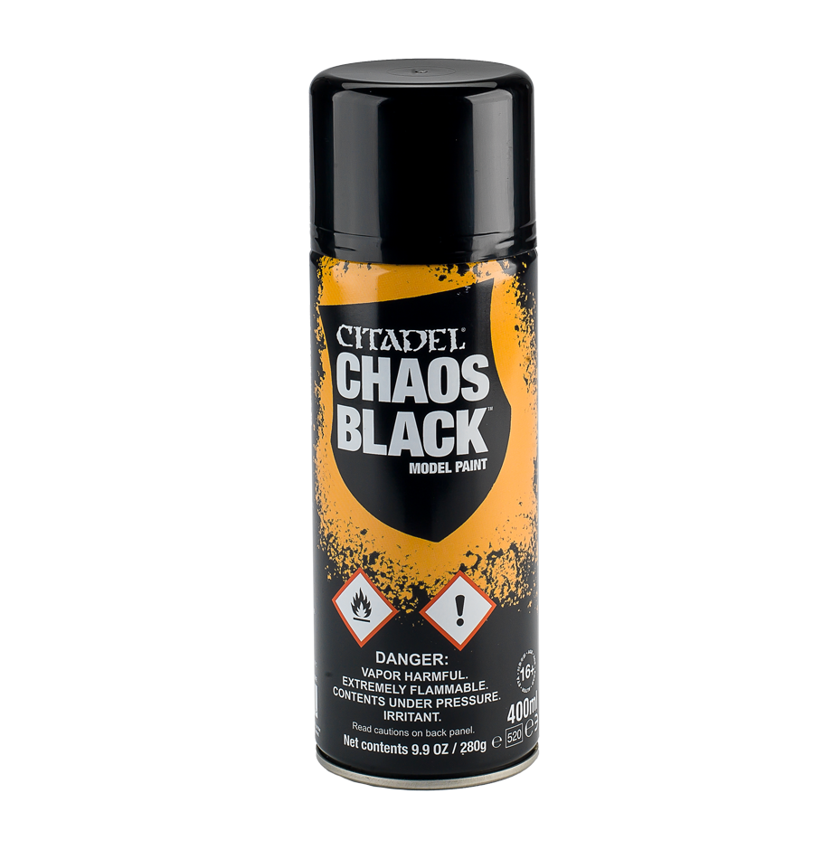 Citadel Spray Paint: Chaos Black