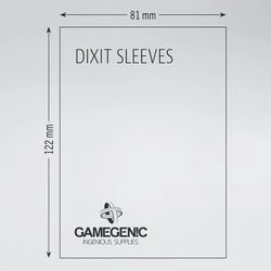 Gamegenic: Board Game Sleeves Dixit/Mysterium Sized 90ct - Matte Clear 81 x 122 mm