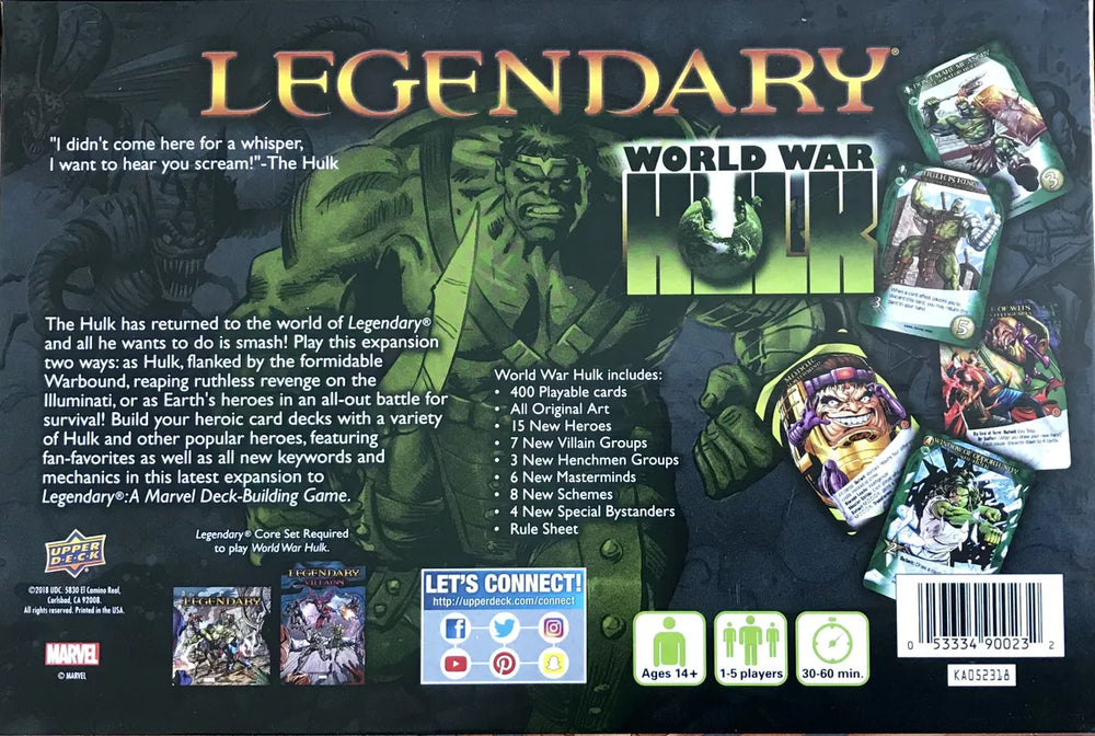 Legendary: A Marvel Deck Building Game - World War Hulk