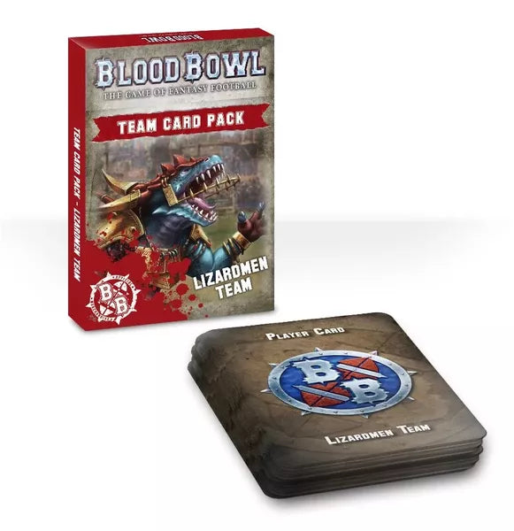 Blood Bowl (2016 Edition): Lizardmen Team Card Pack (2019)