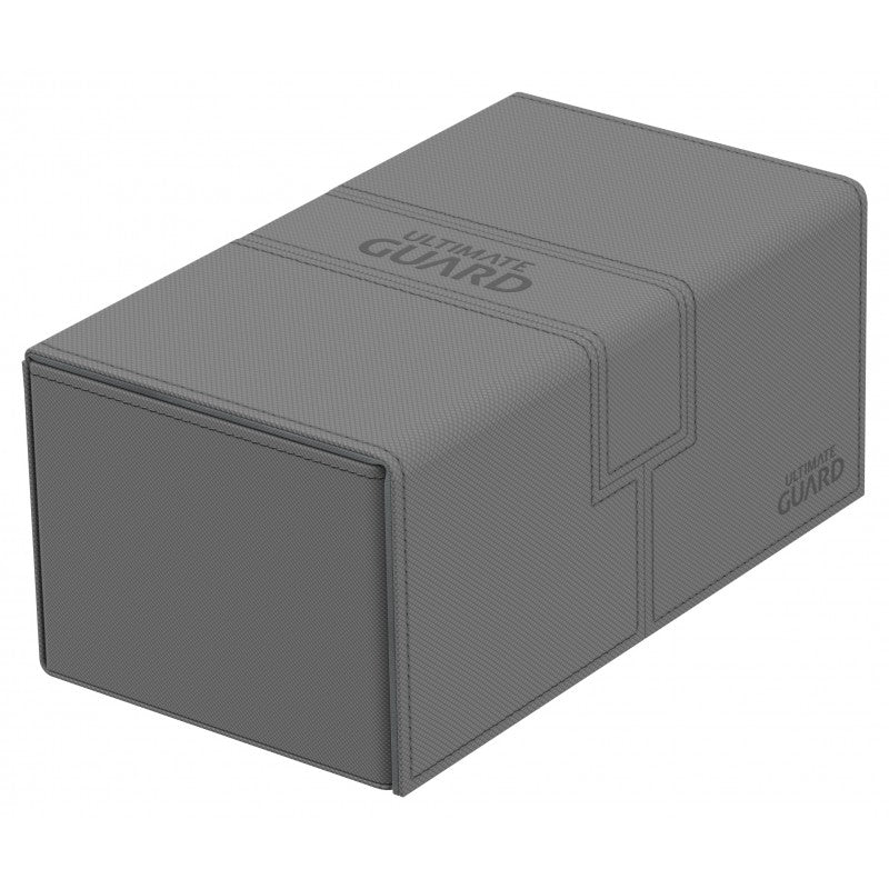 Ultimate Guard - Twin Flip'n'Tray 200+ XenoSkin Monocolor Grey Deck Box
