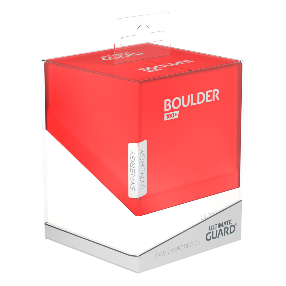 Ultimate Guard - Boulder 100+ Standard Size Synergy Red/White